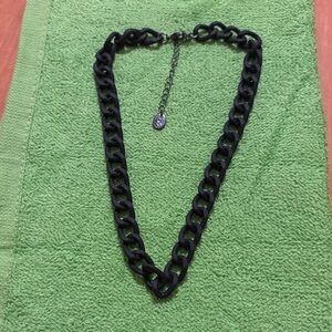 Black Chain Necklace